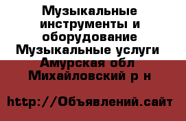 Музыкальные инструменты и оборудование Музыкальные услуги. Амурская обл.,Михайловский р-н